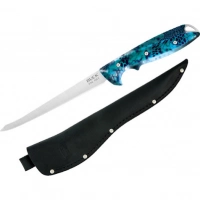 Филейный нож Buck 035 Abyss Fillet Knife Kryptek Neptune Camo 0035CMS34, сталь 420HC, рукоять пластик купить в Ростове-на-Дону