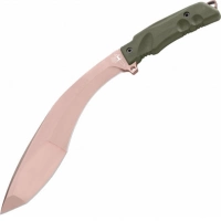 Мачете Fox Extreme Tactical Trakker Kukri, сталь N690, рукоять Forprene, зеленый купить в Ростове-на-Дону