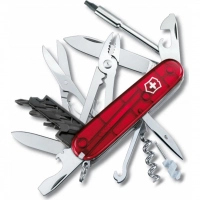 Нож перочинный Victorinox CyberTool, сталь X55CrMo14, рукоять Cellidor®, полупрозрачный красный купить в Ростове-на-Дону