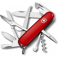 Нож перочинный Victorinox Huntsman, сталь X55CrMo14, рукоять Cellidor®, красный купить в Ростове-на-Дону