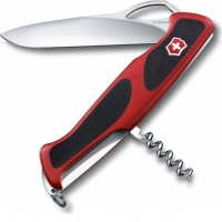 Нож перочинный Victorinox RangerGrip 63, сталь X55CrMo14, рукоять полиамид, красно-чёрный купить в Ростове-на-Дону