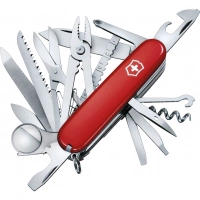 Нож перочинный Victorinox SwissChamp, сталь X55CrMo14, рукоять Cellidor®, красный купить в Ростове-на-Дону