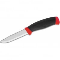 Нож с фиксированным лезвием Morakniv Companion F Rescue, сталь Sandvik 12С27, рукоять резина/пластик купить в Ростове-на-Дону