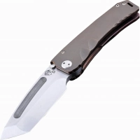 Нож складной Medford Marauder Tanto, сталь D2 Tool Steel, рукоять титановый сплав, бронзовый купить в Ростове-на-Дону