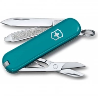 Нож Victorinox Classic SD Colors, Mountain Lake (0.6223.23G) бирюзовый, 7 функций 58мм купить в Ростове-на-Дону