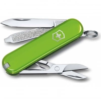 Нож Victorinox Classic SD Colors, Smashed Avocado (0.6223.43G) светло-зелёный, 7 функций 58мм купить в Ростове-на-Дону