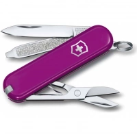 Нож Victorinox Classic SD Colors, Tasty Grape (0.6223.52G) пурпурный, 7 функций 58мм купить в Ростове-на-Дону