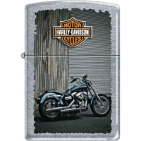 Зажигалка ZIPPO Harley-Davidson® Байк, с покрытием Street Chrome™, латунь/сталь, серебристая, 36x12x56 мм купить в Ростове-на-Дону